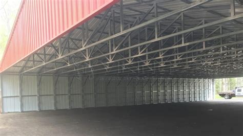 50x90x10 All Vertical Clear Span Metal Building