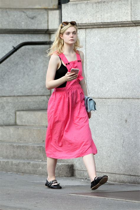 Elle Fanning Heading To Her Home In New York 09042017 Hawtcelebs