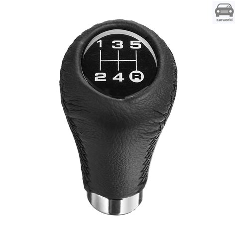 Universal Manual 5 Speed Car Gear Stick Shift Knob Shifter Lever Black Shopee Philippines