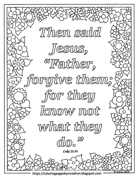 Forgiveness Coloring Pages Thekidsworksheet