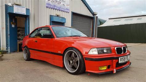 Bmw E36 328i Coupe Modified Slammed M£ Extras Gt2 Not E30 Convertible