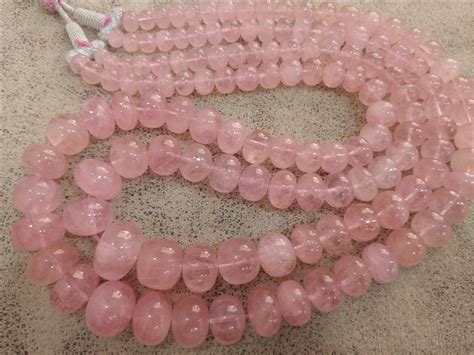 Natural Best Quality Pink Morganite Gemstone 6 19 Mm Rondelle Stone