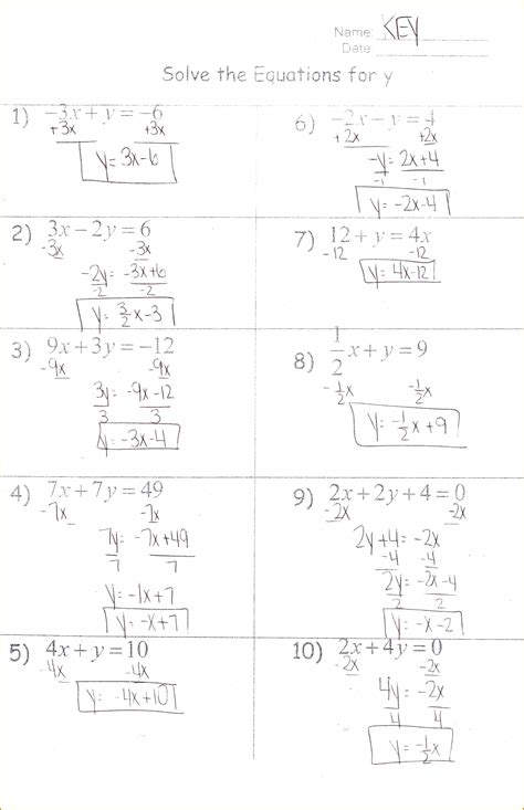 We have thus arrived at precisely the same answer as in the graphic solution. 3 solving Rational Equations Worksheet Answers | FabTemplatez