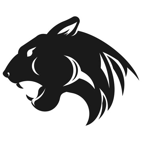 Vector For Free Use Panther Head Vector