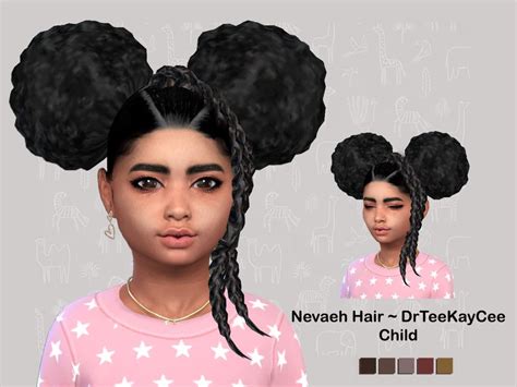 Sims 4 — Nevaeh Hair Child By Drteekaycee — So This Natural Hairstyle