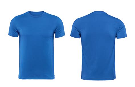 514 Royal Blue T Shirt Template Front And Back Psd Png Include