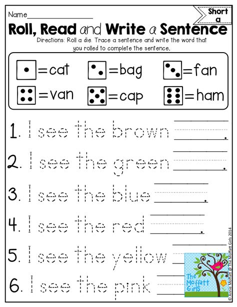 Cvc words sentences worksheets picture published ang submitted by admin that saved inside our collection. November NO PREP Math and Literacy (Kindergarten) | Teacher/ psyc | Kindergarten writing ...
