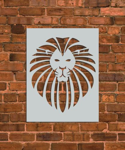 Lion Head Stencil Innovo Stencils
