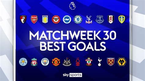 Premier League Goals Of The Round Mw30 Video Watch Tv Show