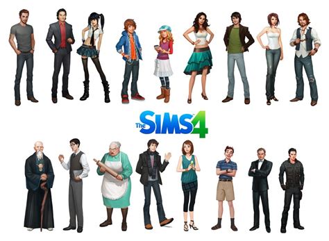 Sims Community — The Sims 4 Character Art Style Concept By Jason