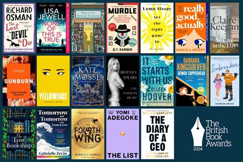 Dive Into The Shortlists For The British Book Awards 2024 Are Your