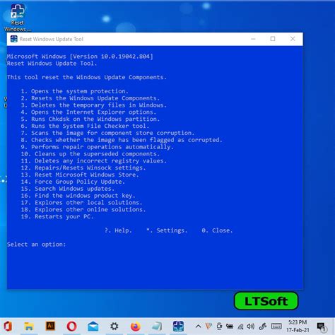 Reset Windows Update Tool 2021 Ltsoft