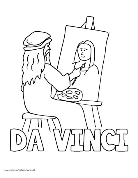 10 Top Leonardo Da Vinci Coloring Pages