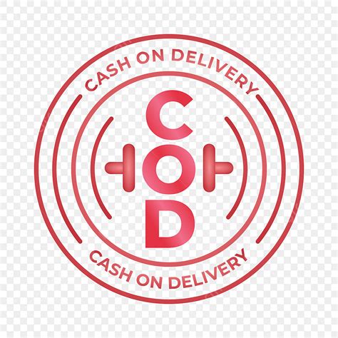 Cod Or Cash On Delivery With The Stamp Concept Stamp Red Logo Png