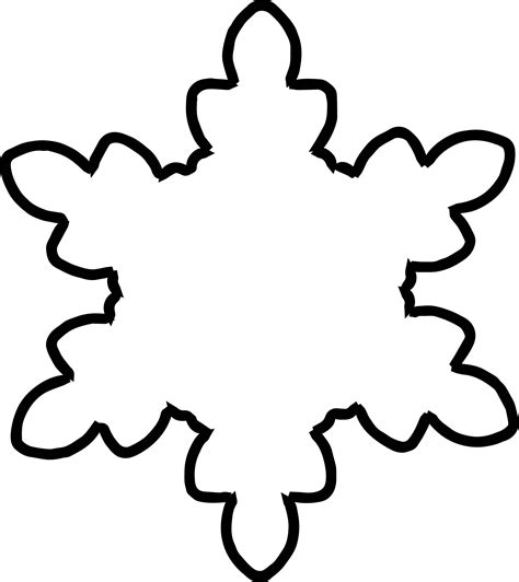 Seven free printable snowflake sets to use as coloring pages or as patterns for snowflake crafts. Snowflake Coloring Page | Free download on ClipArtMag