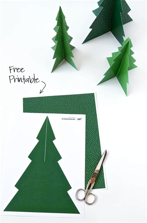 13new Papercraft Tree Template Thenergirlreview