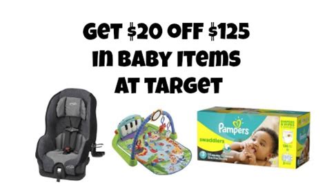 Save big w/ (21) verified target coupon codes, storewide deals & target price drops at amazon. Target Coupon Code | Get $20 Off $125 Baby Purchases ...