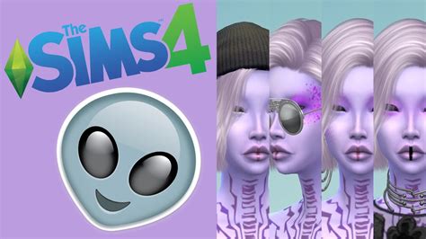 The Sims 4 Create A Sim Alien Challenge Youtube