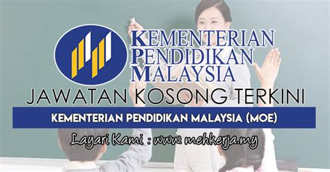 30 disember 2016 (jumaat) masa : Jawatan Kosong di Kementerian Pendidikan Malaysia (MOE ...