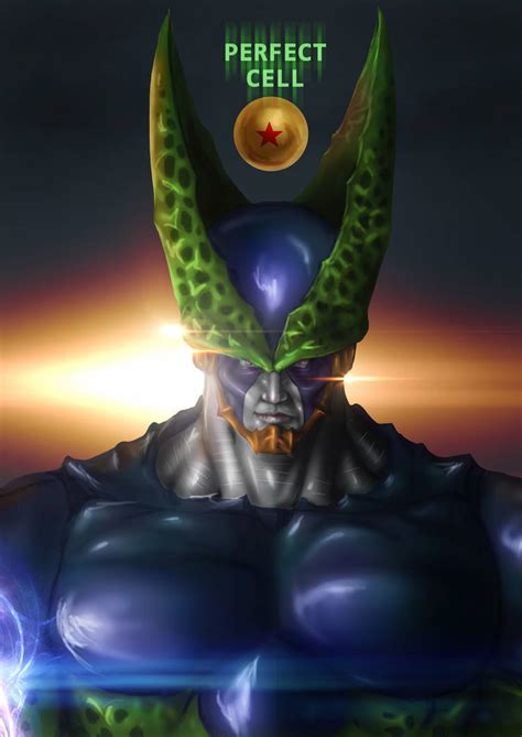 dragon ball z cell perfect form by grapiqkad on deviantart