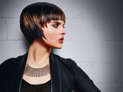Short hair on men will always be in style. Page boy cut with a graduated neck and asymmetrical bangs