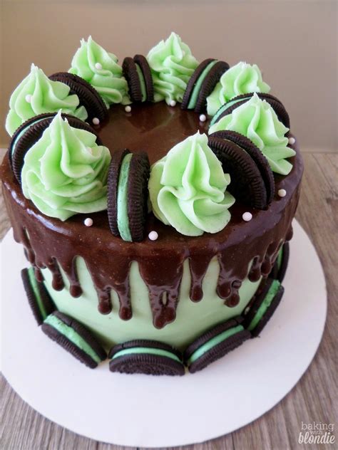 This recipe for oreo cake is made with a delicious chocolate cake and a light, airy oreo whipped cream frosting. Chocolate Mint Oreo Cake