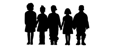 Child Silhouette | Kids silhouette, Silhouette images, Silhouette