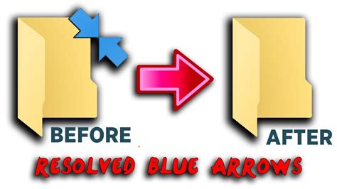 How To Remove Double Blue Arrows From Every Icons Windows 10 Youtube