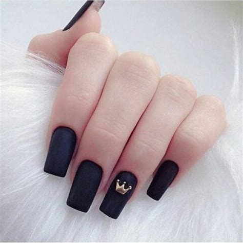25 diseños de uñas negras para las . 10 diseños de uñas negras que debes usar porque se ven ...