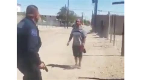 Video Abate Policía A Violento Sujeto