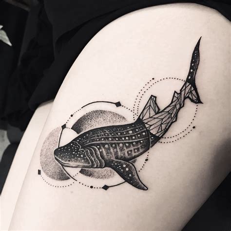 J O N L I M Jonlimtattoos Shark Tattoo Geometric Tattoo