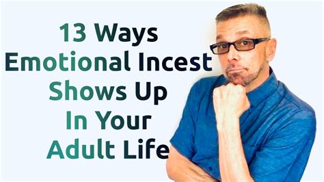 Ways Emotional Incest Shows Up In Your Adult Life Ask A Shrink YouTube
