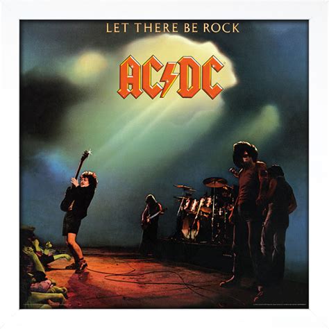 ac dc let there be rock album cover framed print the art group