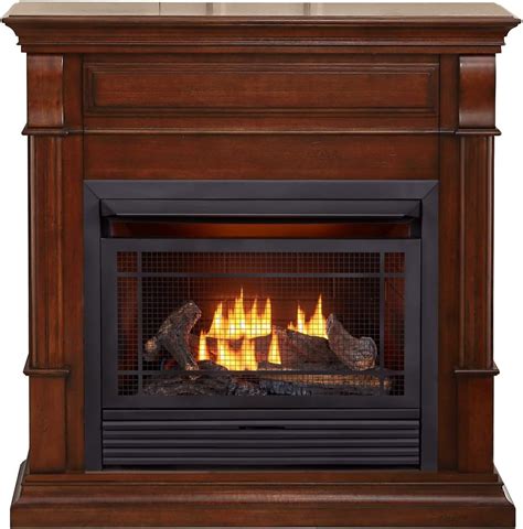 Buy Duluth Forge Dual Fuel Ventless Gas Fireplace With Mantel 26 000 Btu Remote Control