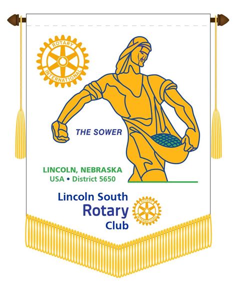 Rotary Exchange Banners With New Rotary Logo Rotary Club Of Lincoln South