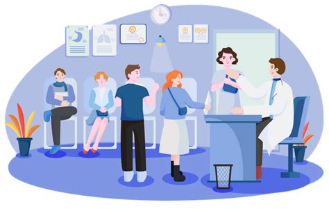 Best Premium Patient Meeting Doctor For Health Checkup Illustration