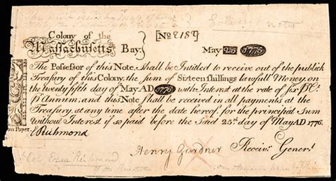Paul Revere Engraved May 25 1775 Note Earlyamerica Flickr