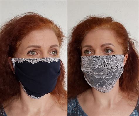 Elegant Lace Face Mask Face Mask For Wedding And Everyday Etsy