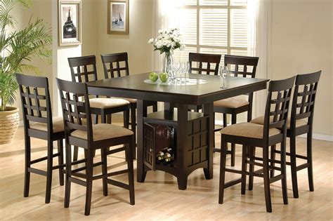 Gabriel 9 Piece Square Counter Height Dining Set Cappuccino