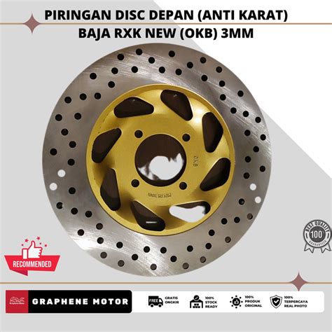 Jual Piringan Cakram Disc Depan Baja Yamaha Rx King Rxk New Anti Karat