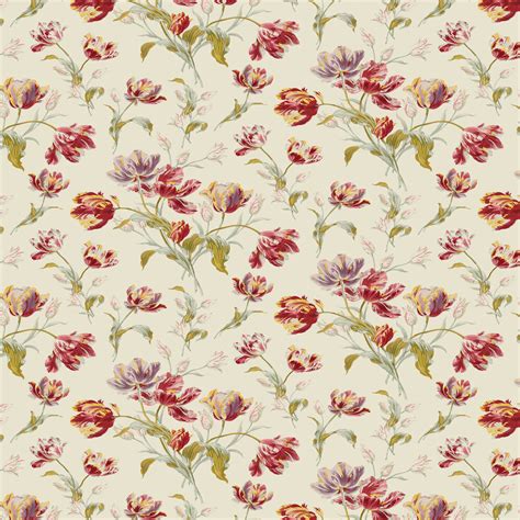 Gosford By Laura Ashley Cranberry Wallpaper Wallpaper Direct