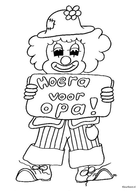 Kleurplaat Verjaardag Opa Verjaardag Kleurplaat Een Mooie Tekening