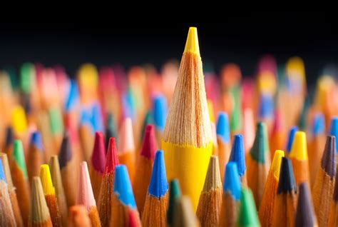 Colorful Pencils Macro Pencils Wallpapers Hd Desktop And Mobile