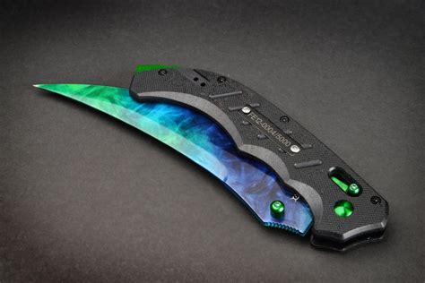 Flip Knife Elite Gamma Doppler Phase 4 Fadecase