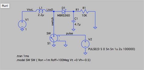 A simple circuit diagram of a buck converter is shown in the figure below boost converter circuit simulation in LTSpice - Electrical ...