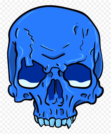 Blue Skull Png 5 Image Blue Skull Pngskull Face Png Free