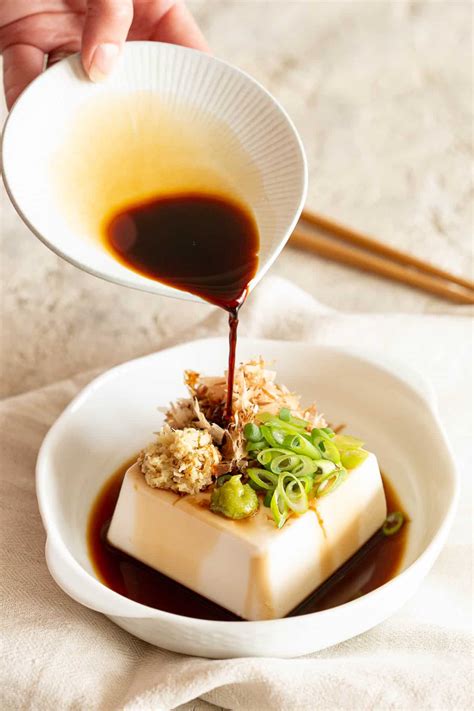 Hiyayakko Japanese Cold Tofu Recipe Wandercooks
