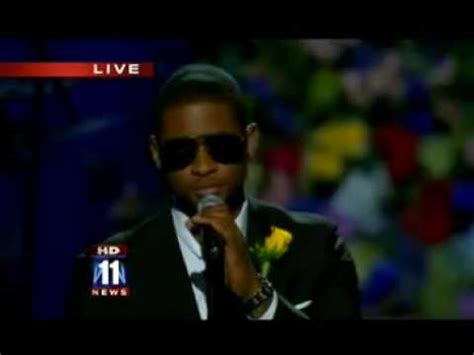 These funeral songs cover every person, theme, and genre. Michael Jackson Funeral - Usher singing 'Gone To Soon' - YouTube