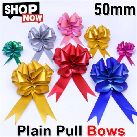 Large Pull Bows 50mm Quality Queens Jubilee Wedding Car T Wrap Party