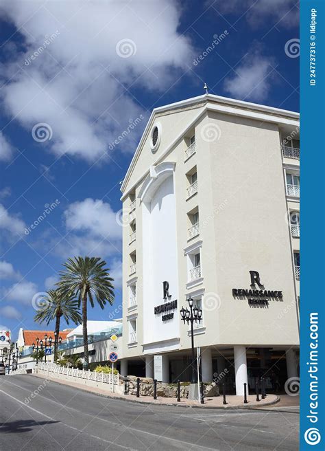 Renaissance Marina Hotel In Oranjestad Aruba Editorial Photo Image